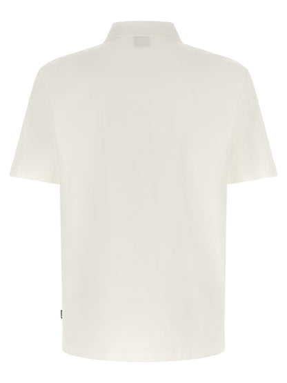 White Cotton Polo Shirt