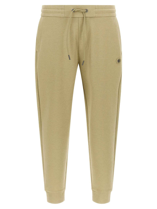 Beige Cotton Joggers (Workout Pants)