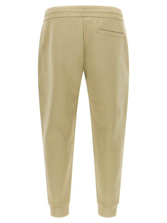 Beige Cotton Joggers (Workout Pants)