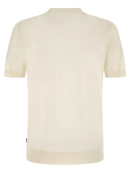 White Virgin Wool T-Shirt
