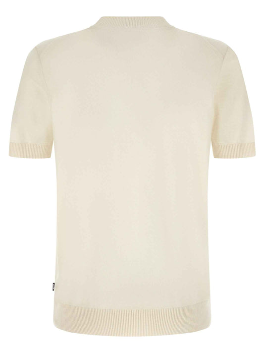 White Virgin Wool T-Shirt