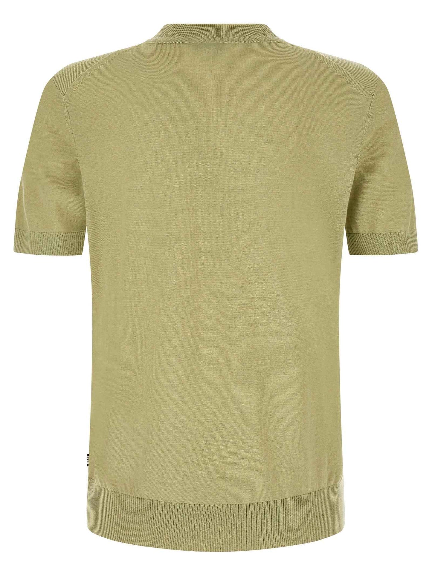 Bicolor Virgin Wool T-Shirt