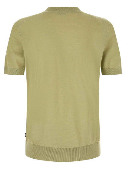 Bicolor Virgin Wool T-Shirt