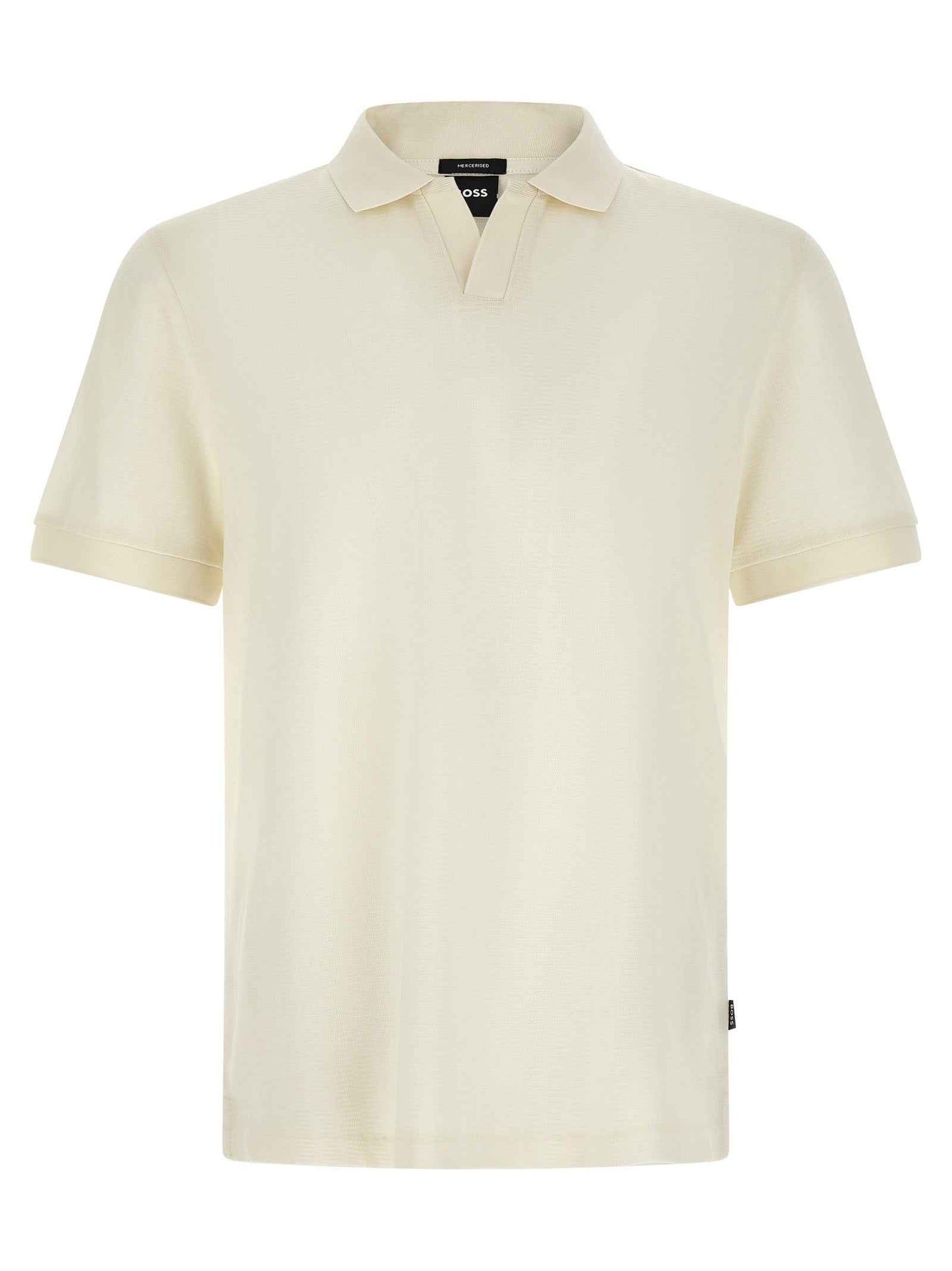 White Cotton Polo Shirt