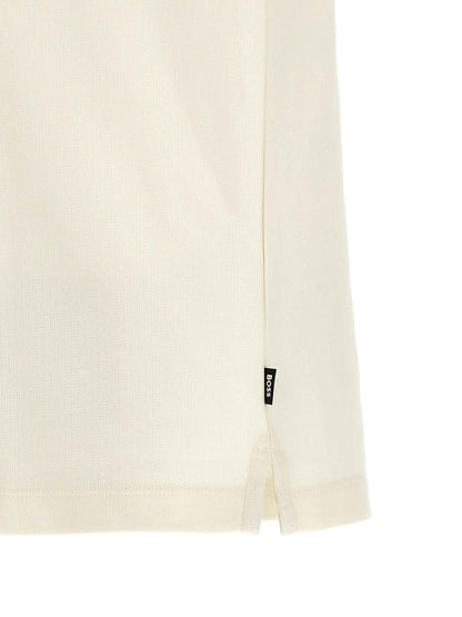 Beige Cotton Polo Shirt
