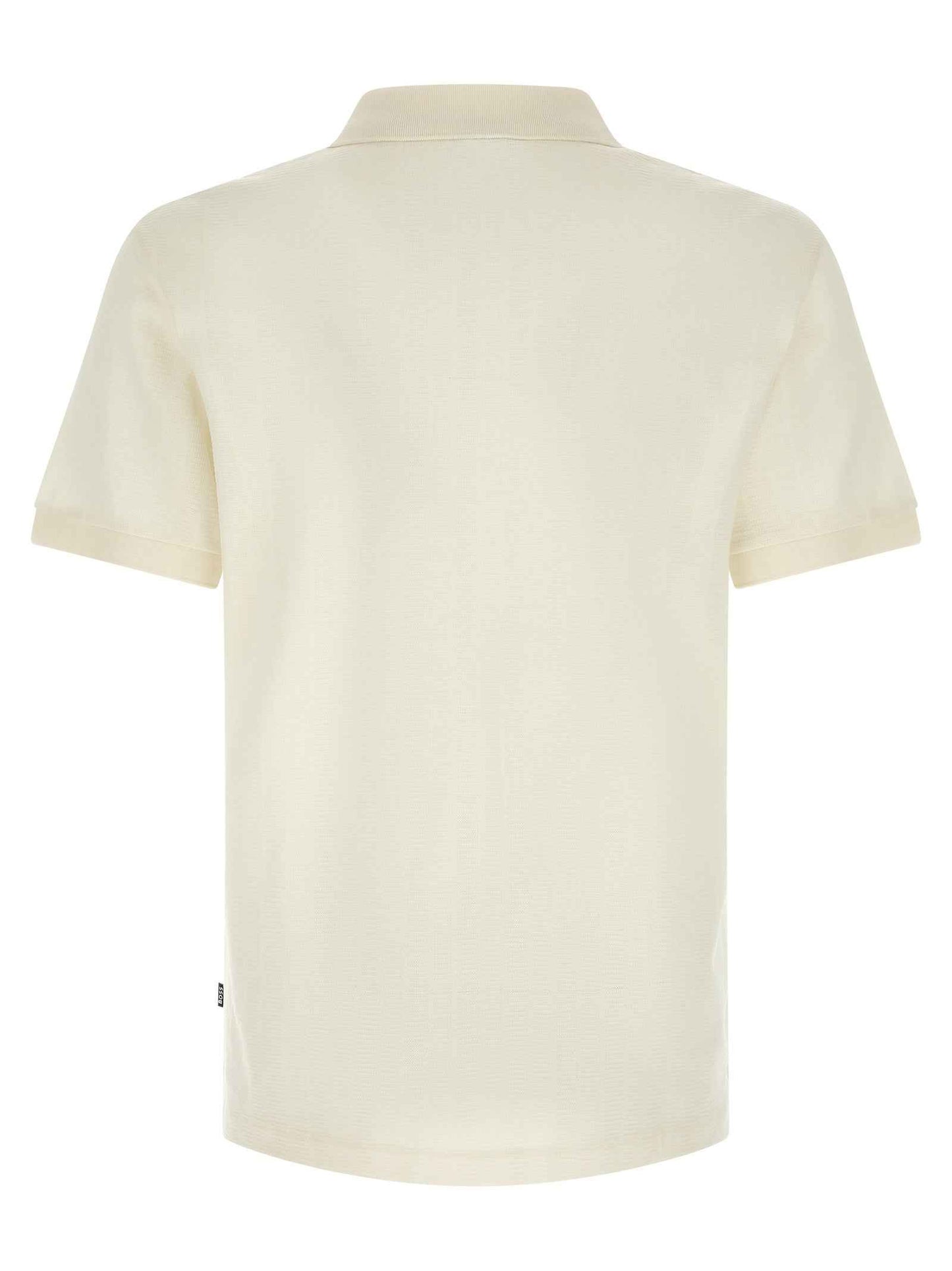 White Cotton Polo Shirt