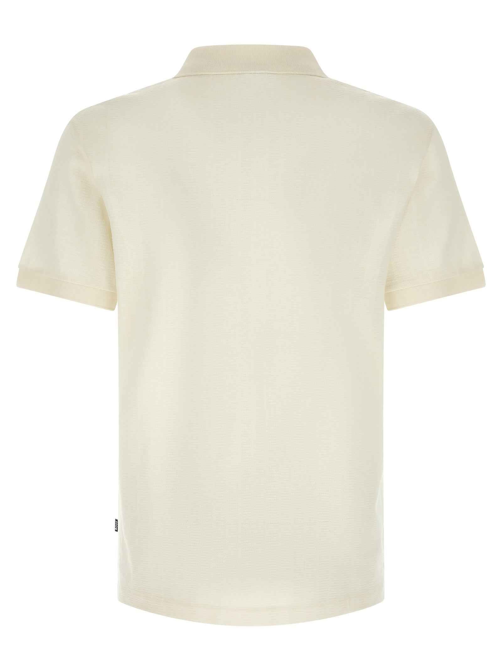 White Cotton Polo Shirt