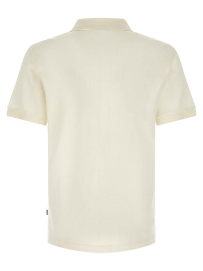 White Cotton Polo Shirt