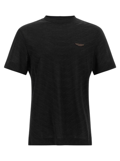 Black Cotton T-Shirt