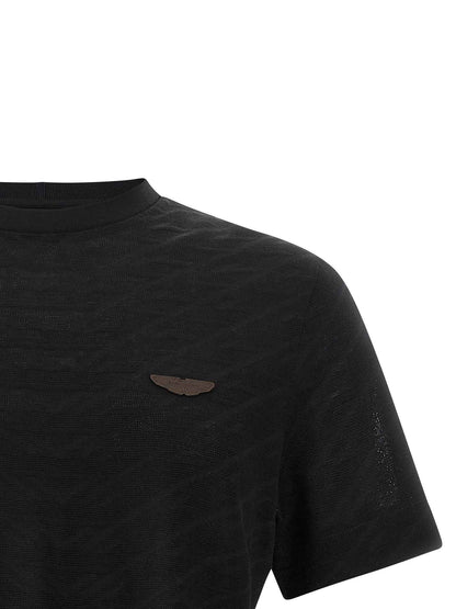 Black Cotton T-Shirt