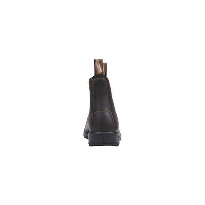 Brown Leather Ankle Boots
