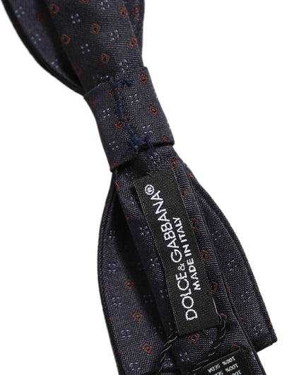 Black Diamond Pattern Adjustable Neck Papillon Bow Tie
