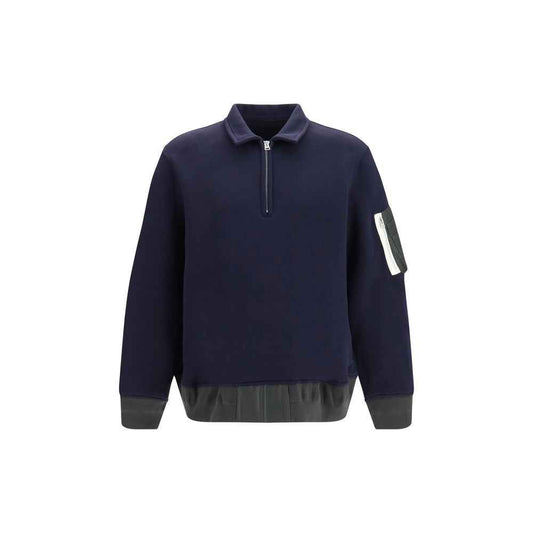 Blue Cotton Polo Shirt