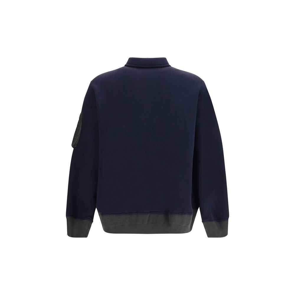 Blue Cotton Polo Shirt