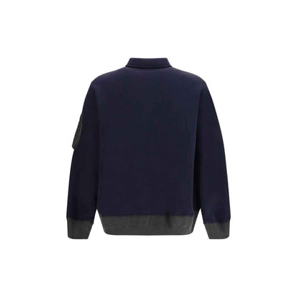 Blue Cotton Polo Shirt
