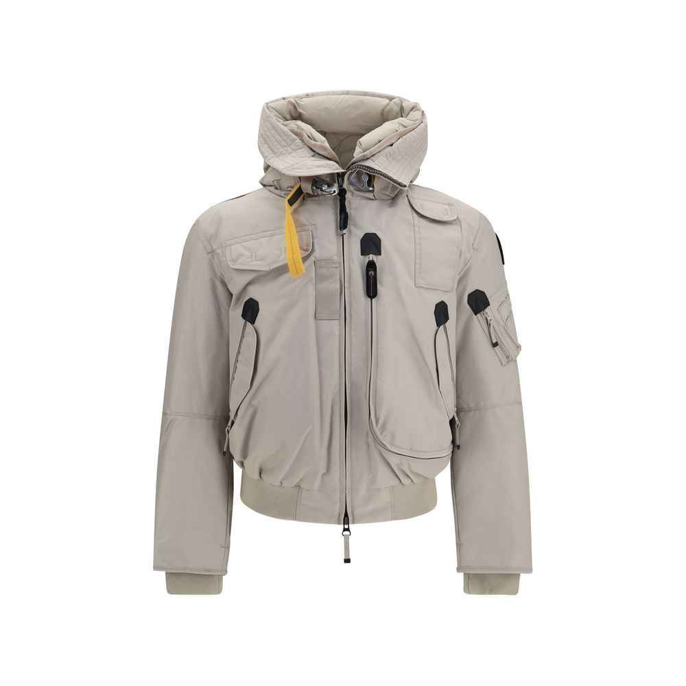 Gray Polyamide Bomber