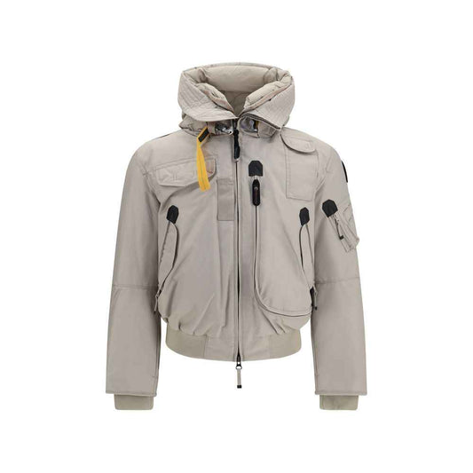 Gray Polyamide Bomber