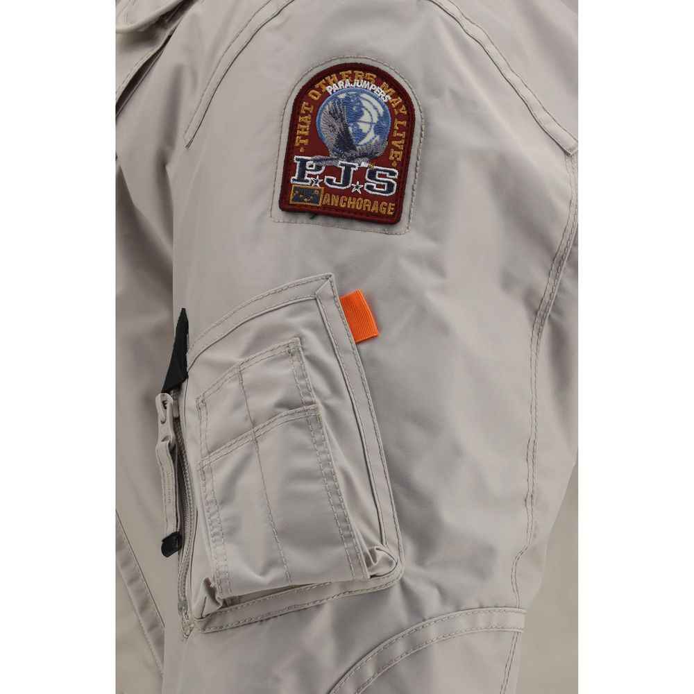 Gray Polyamide Bomber