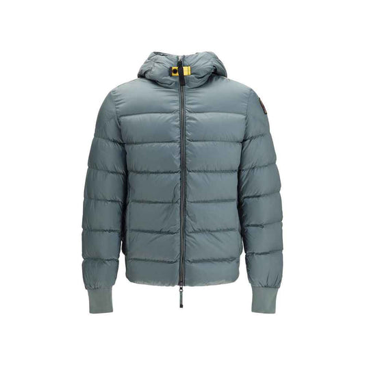 Bicolor Goose Down Full-Length Jacket