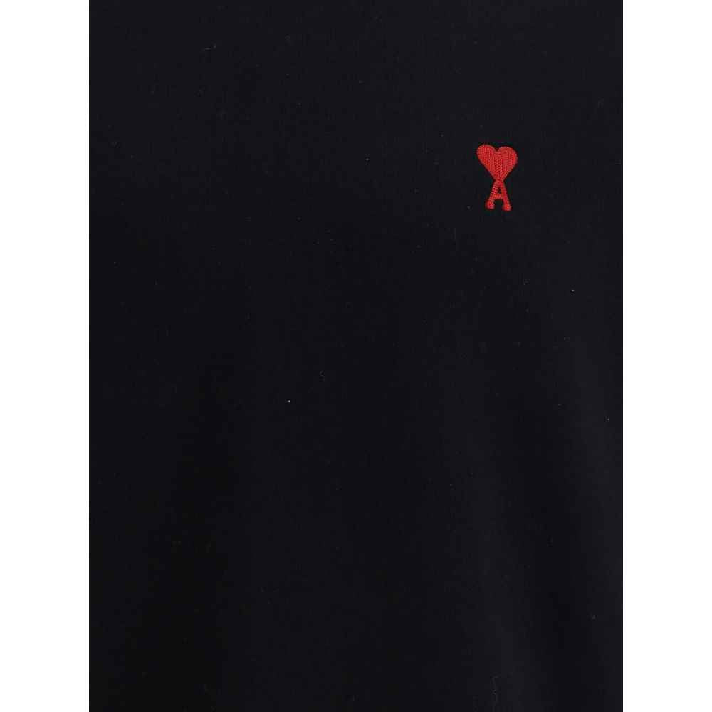 Black Cotton Sweatshirt