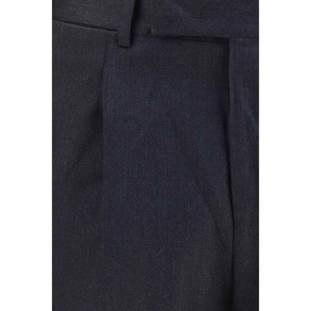 Gray Wool Oves Aries Casual Pants