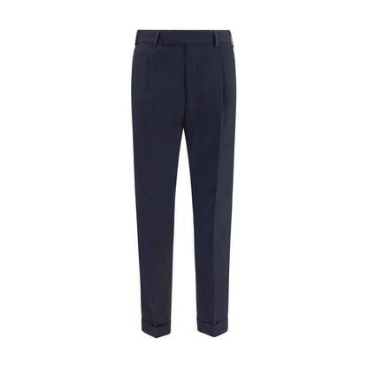 Blue Wool Oves Aries Casual Pants