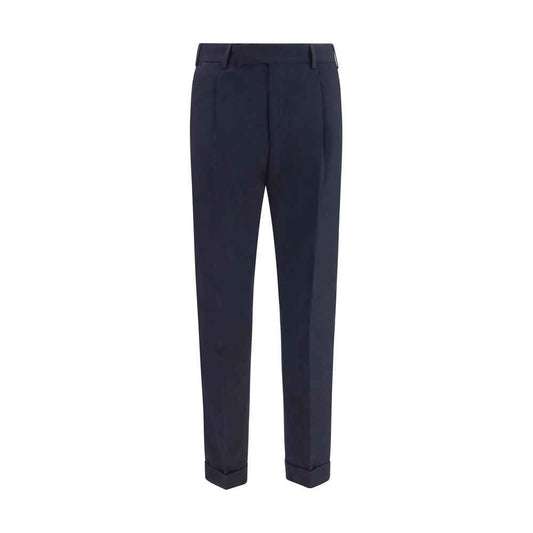 Blue Wool Oves Aries Casual Pants