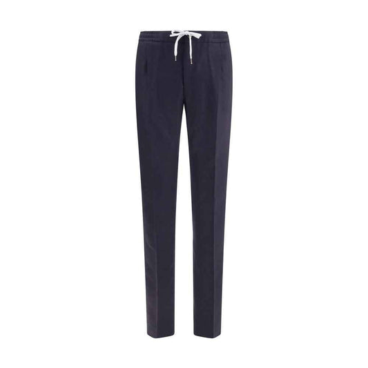 Blue Wool Oves Aries Casual Pants