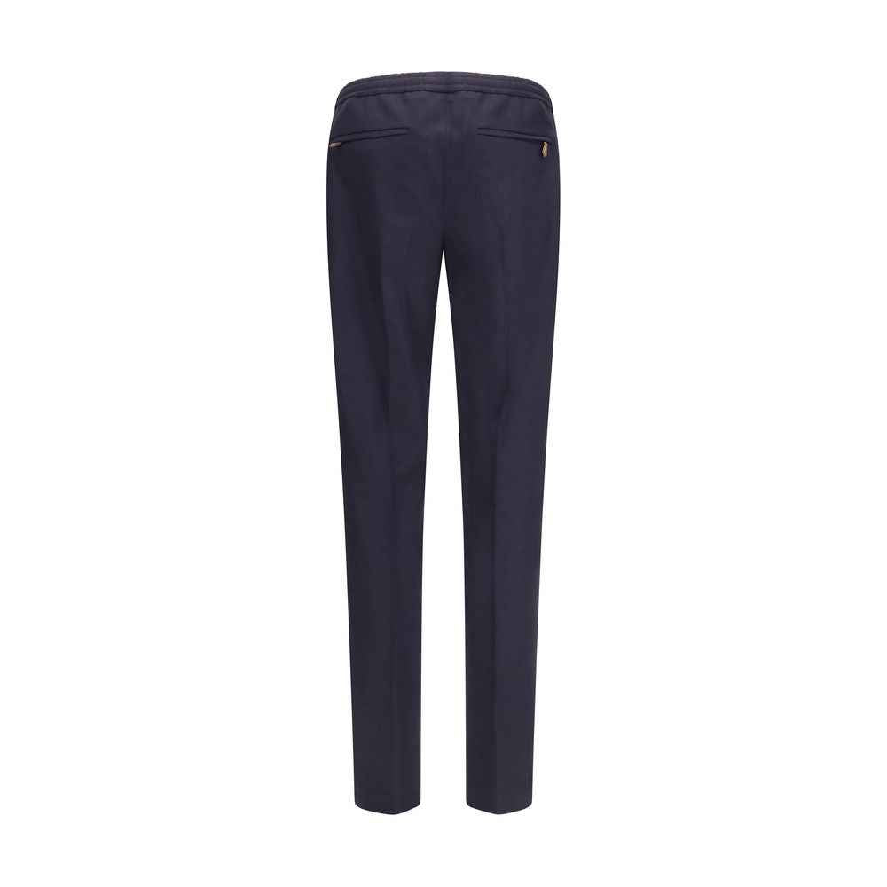 Blue Wool Oves Aries Casual Pants