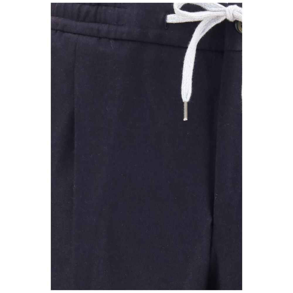 Blue Wool Oves Aries Casual Pants