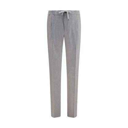 Gray Wool Oves Aries Casual Pants