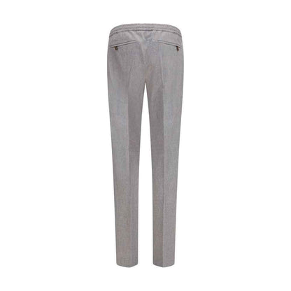 Gray Wool Oves Aries Casual Pants