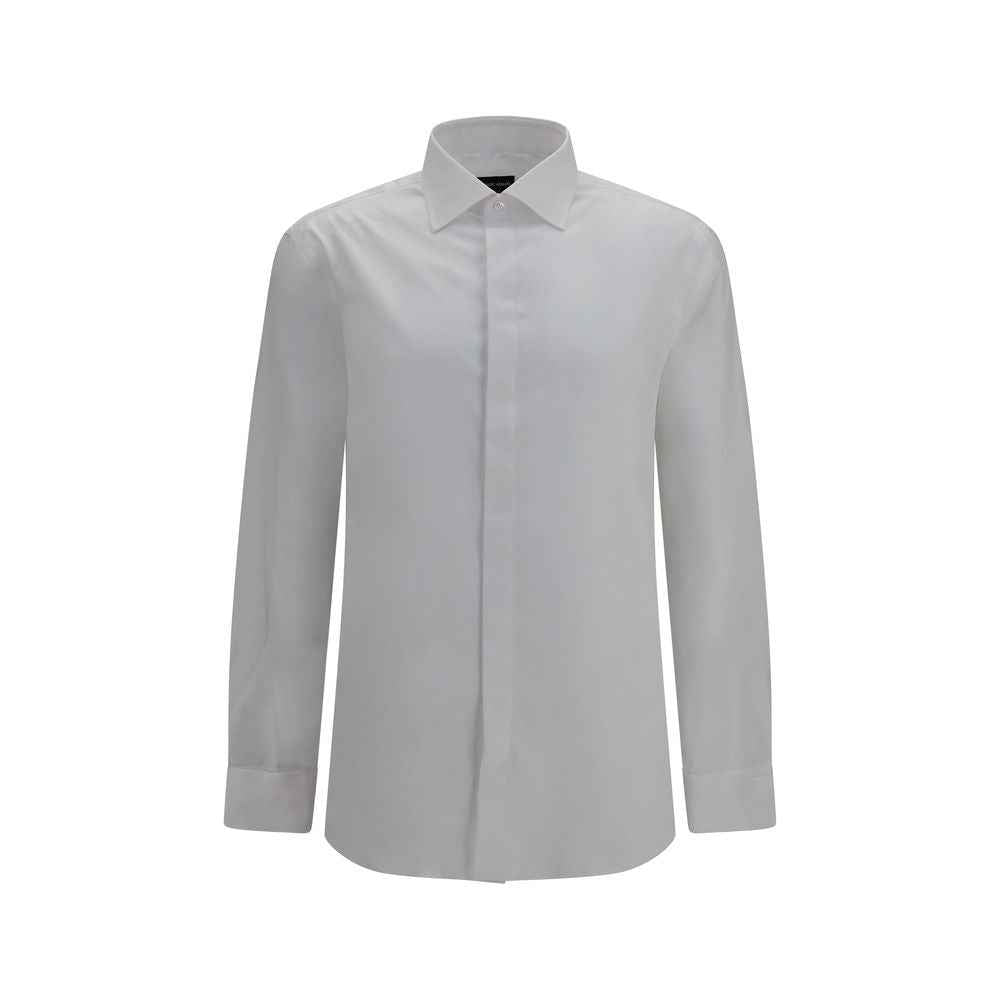 White Cotton Dress Shirt