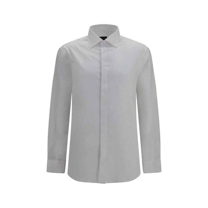 White Cotton Dress Shirt