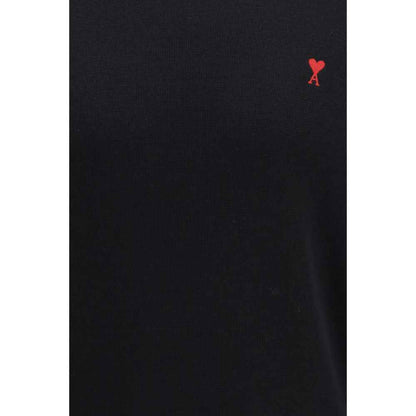 Black Cotton Sweatshirt