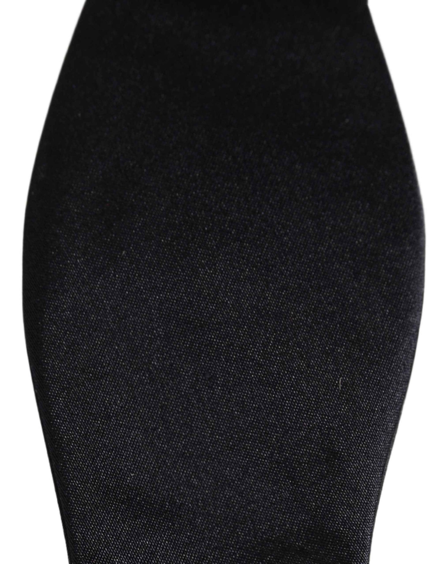 Men Black 100% Silk Adjustable Neck Papillon Bow Tie