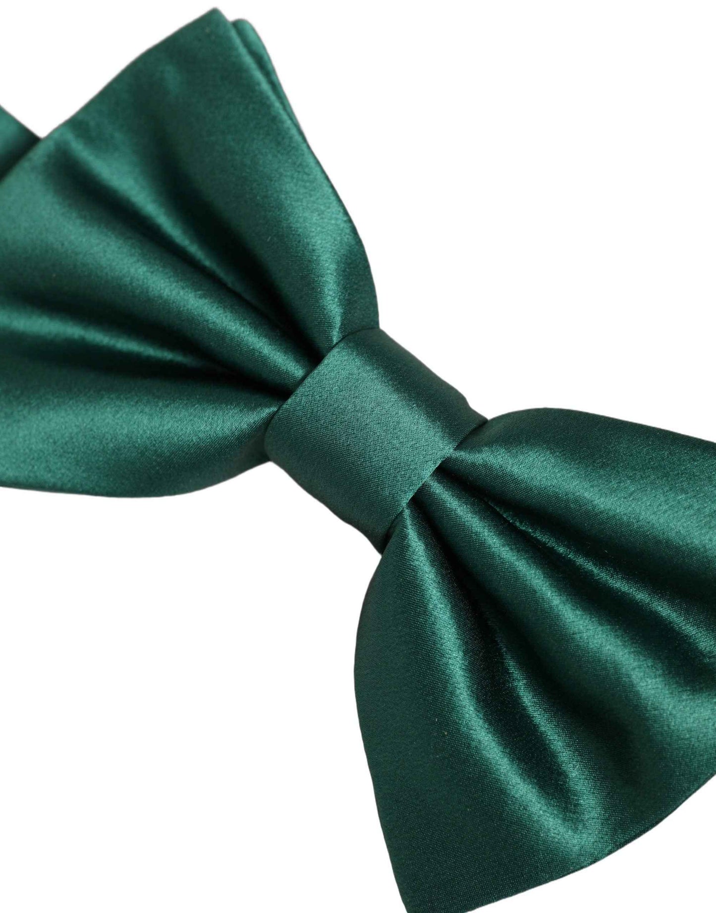 Men Green 100% Silk Adjustable Neck Papillon Bow Tie