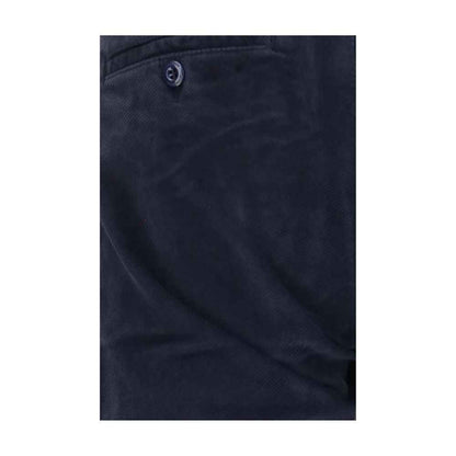 Blue Cotton Chino Pants