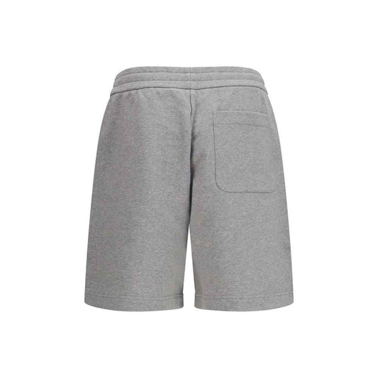 Gray Cotton Bermuda Shorts