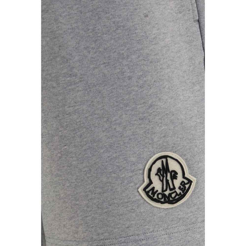 Gray Cotton Bermuda Shorts