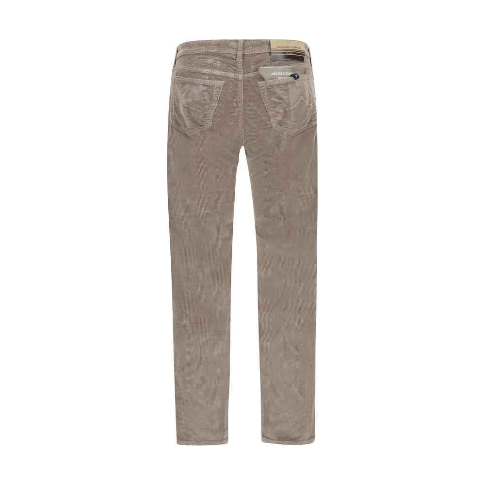 Brown Cotton Pants