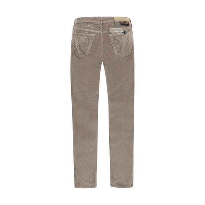 Brown Cotton Pants