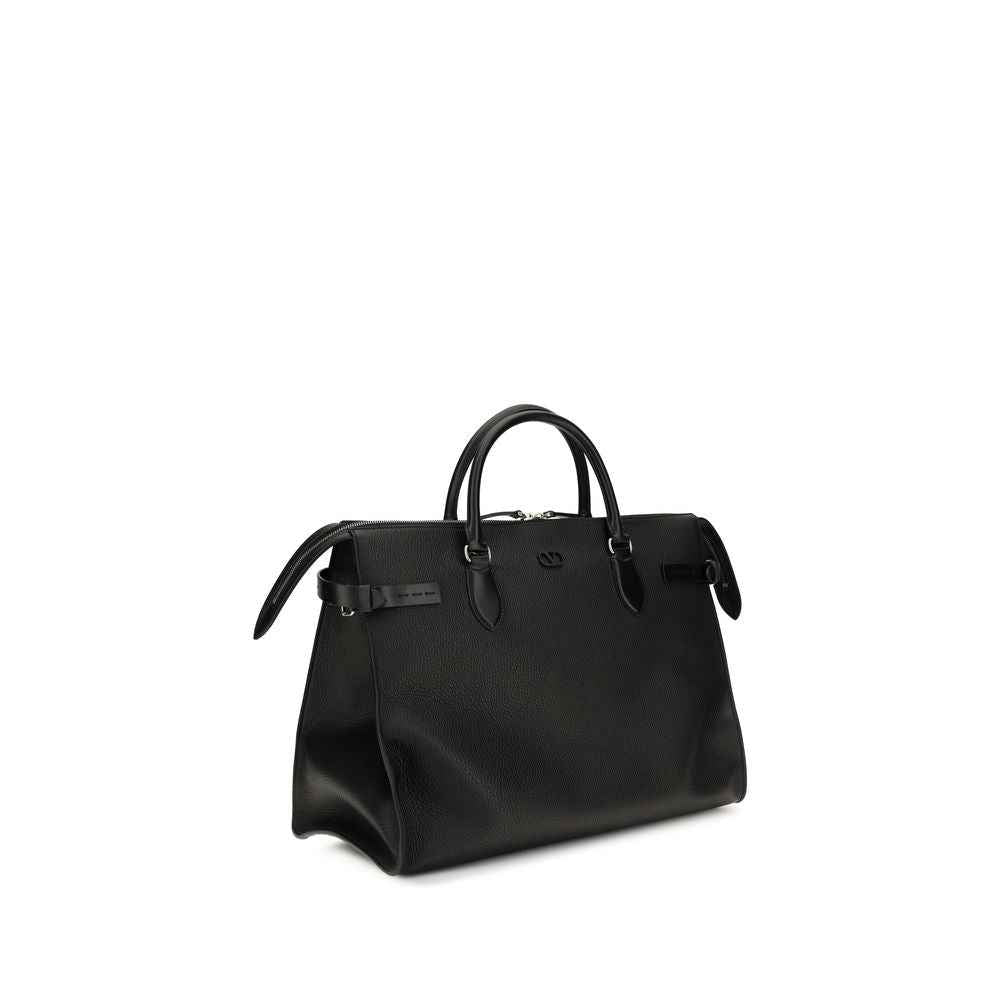 Black Calf Leather Bos Taurus Shoulder Bag