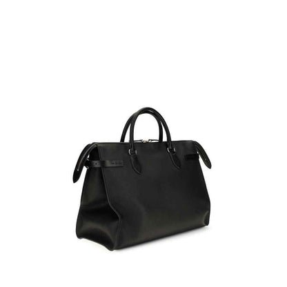 Black Calf Leather Bos Taurus Shoulder Bag
