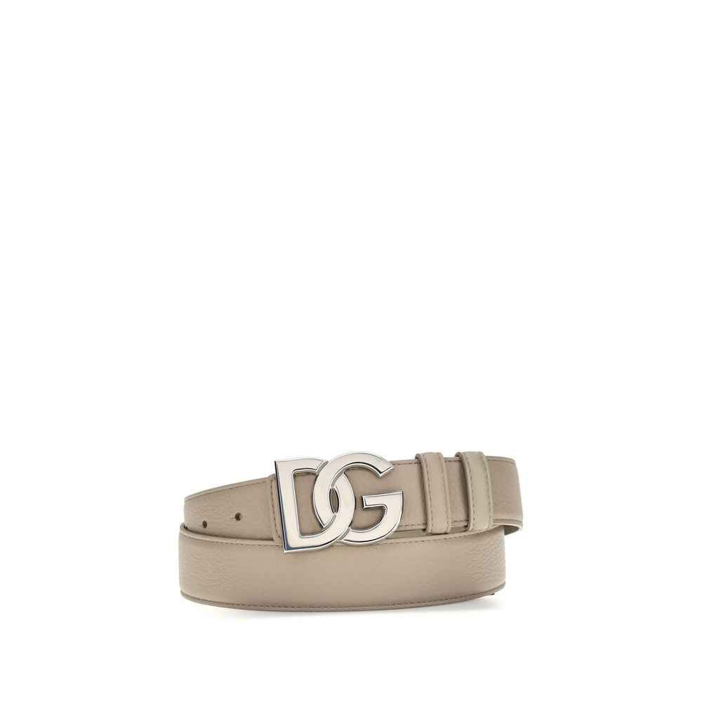 Beige Calf Leather Bos Taurus Regular Belt