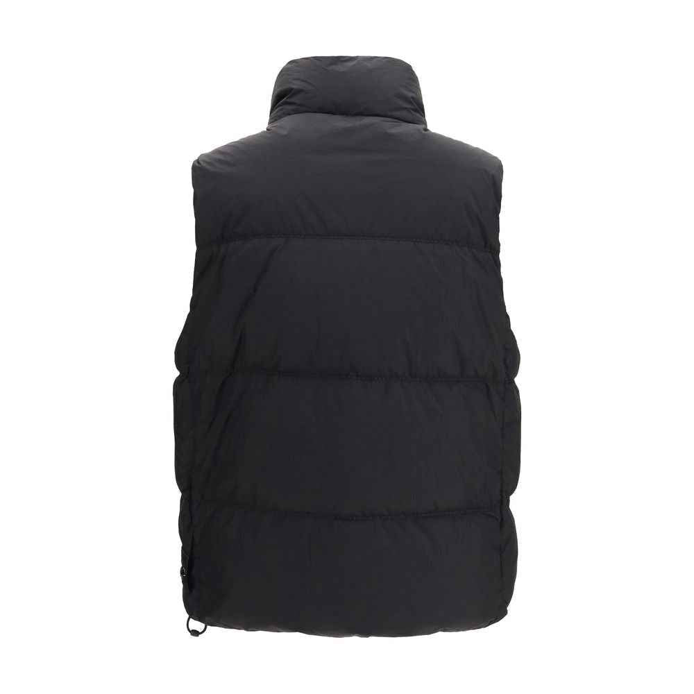 Black Goose Down Sleeveless Jacket