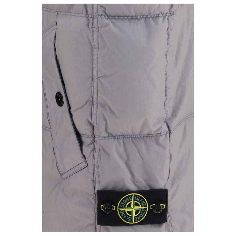 Gray Goose Down Full-Length Jacket