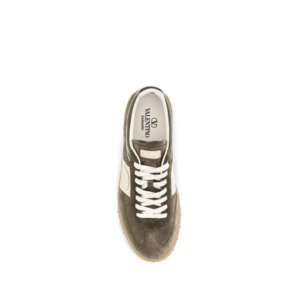 Bicolor Calf Leather Bos Taurus Low Top Sneakers