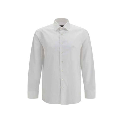 White Cotton Dress Shirt