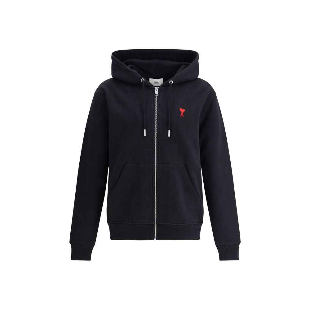 Black Cotton Sweatshirt